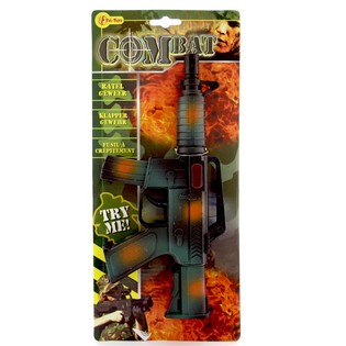 ปืนของเล่นทหารแบบเฟืองหมุนเสียงดัง (6 ชิ้น)