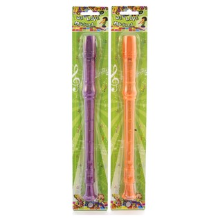 ขลุ่ยรีคอร์เดอร์แบบใสบนแผงการ์ด (24 ชิ้น)