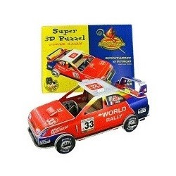 ตัวต่อ 3 มิติ ซุปเปอร์ "WORLD RALLY" (6 ชิ้น)