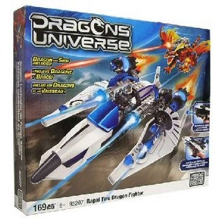 Mega Bloks Dragon Battle - ของเล่นเครื่องบินรบและมังกร