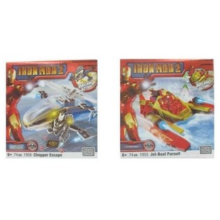 MEGABLOKS Iron Man 2 ยานพาหนะและฟิกเกอร์