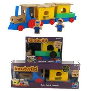 KNOTWUD รถไฟโฟม + โบกี้เสริม