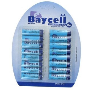 ถ่าน "BAYCELL" AA - SUPER HEAVY DUTY (10x16 ก้อน)