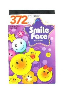 สมุดสติกเกอร์ รุ่น: หน้าตลกยิ้มแย้ม (12 เล่ม)