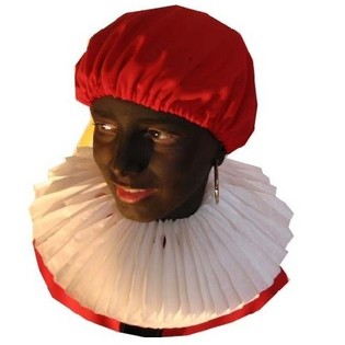 หมวกเบเรต์ Piet + ปกคอสีขาว (12 ชิ้น)