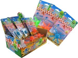 ของเล่นปลาหมึกเหนียวหนึบมีไฟ (24 ชิ้น)