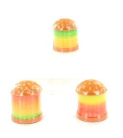 ของเล่นสปริงสลิงกี้ แฮมเบอร์เกอร์ - ขนาดเล็ก (12 ชิ้น)