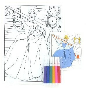 ภาพระบายสีพร้อมปากกาสีเมจิก (12 ชิ้น)