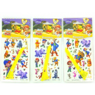 สติกเกอร์ลอกลาย ดิสนีย์ ทิกเกอร์และหมีพูห์ (24 ชิ้น)
