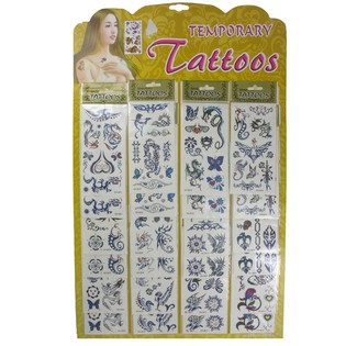 สติกเกอร์รอยสักบนการ์ด (24 ชิ้น)