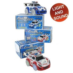 รถแข่งตำรวจวิ่งชนถอย Bump & Go (แพ็ค 2 ชิ้น)