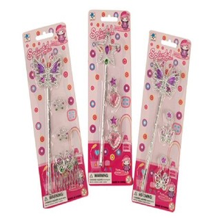 SPLENDID ชุดคทาวิเศษสำหรับเด็กผู้หญิง บนแผงการ์ด (12 ชิ้น)