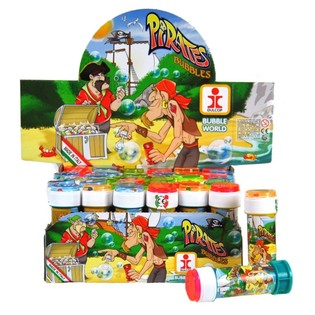 ของเล่นเป่าฟองสบู่ลายโจรสลัดในกล่องโชว์ (36 ชิ้น)