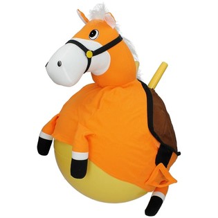 ลูกบอลกระโดด ลายม้า Jolly Jumper - สีส้ม (45 ซม.)