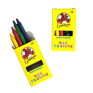 สีเทียน 4 สีในกล่อง (25 กล่อง)