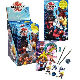 ชุดของขวัญโรงเรียน BAKUGAN ขนาดใหญ่ในดิสเพลย์ (12 ชุด)