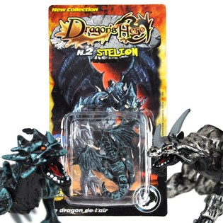 หุ่นมังกร Dragon's Hero บนการ์ด (12 ชิ้น)