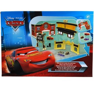 DISNEY CARS - ชุดของเล่นไม้เมกะ "สร้างชุดคาร์สของคุณเอง"