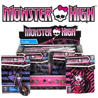 MATTEL MONSTER HIGH - เซตของตกแต่งคละแบบในกล่องโชว์ (16 ชิ้น)