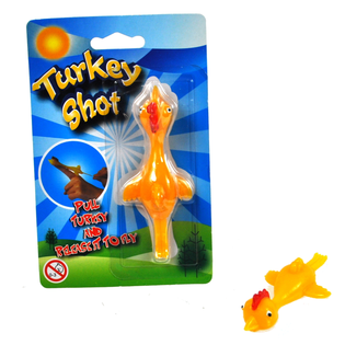 ของเล่นไก่งวงยิงหนังสติ๊กแบบการ์ด (10 ชิ้น)