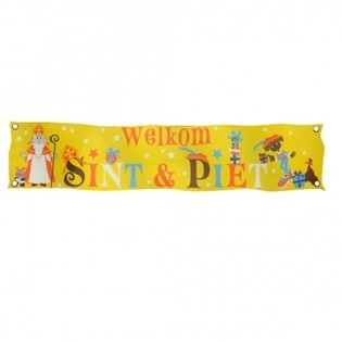 ป้ายต้อนรับ Sinterklaas & Piet XXL 300 X 60 CM (7 ชิ้น)