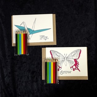 SEEDLING - การ์ดระบายสีด้วยตนเอง (3 ชิ้น)