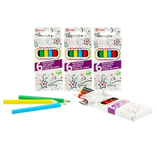 ดินสอสีขนาดเล็ก 6 สี (48 กล่อง)