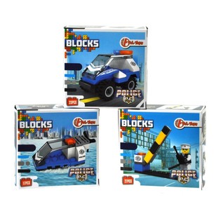 ตัวต่อบล็อก Bricks - ซีรีส์ตำรวจ (11 ชิ้น)