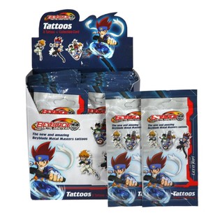 สติกเกอร์รอยสัก BEYBLADE ในดิสเพลย์ (100 ชิ้น)