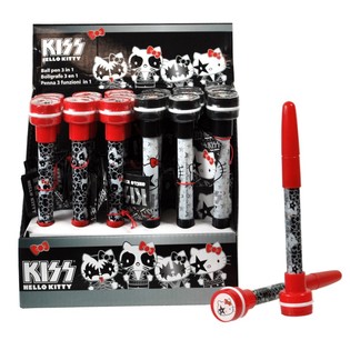 HELLO KITTY - ปากกาตัวปั๊ม 3-IN-1 / เป่าฟองสบู่ (24 ชิ้น)