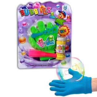 ***GADGET*** ฟองสบู่มหัศจรรย์พร้อมถุงมือ (12 ชิ้น)