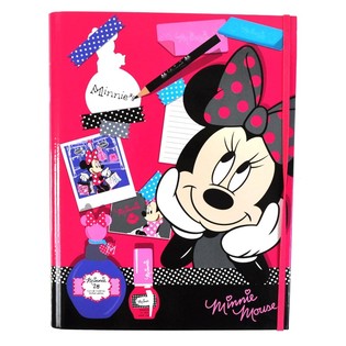 ชุดเครื่องเขียนเมคอัพ DISNEY MINNIE MOUSE ทรงหนังสือ (3 ชิ้น)