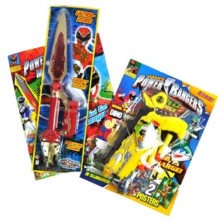 ***ราคาถูกพิเศษ*** ชุดเซอร์ไพรส์ Power Rangers พร้อมของเล่น! (12 ชิ้น)