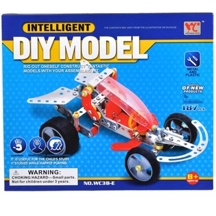 ชุดตัวต่อประกอบรถยนต์ DIY 187 ชิ้น (2 ชิ้น)