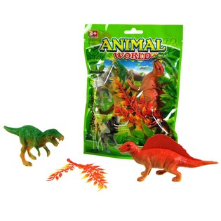 ANIMAL WORLD / ชุดของเล่นไดโนเสาร์ (12 ชิ้น)