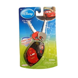 กุญแจรถของเล่น Disney Cars บนการ์ด (6 ชิ้น)