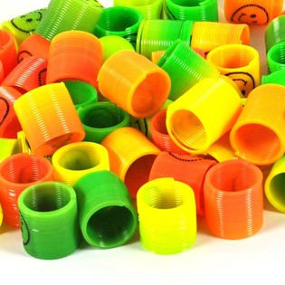 สปริงสายรุ้งจิ๋ว สำหรับจับฉลาก (60 ชิ้น)