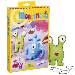 MONSTRIES 2 - ชุดทำตุ๊กตาสัตว์ประหลาดสักหลาดสองด้าน (6 ชิ้น)