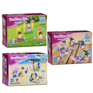 ตัวต่อ BRICKS - ซีรีส์เด็กผู้หญิง (24 ชิ้น)