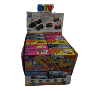 บล็อกตัวต่อ BRICKS - ซีรีส์คละแบบในกล่องโชว์ (20 ชิ้น)
