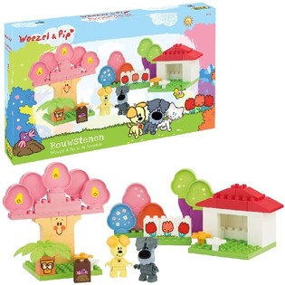 Woezel และ Pip ในสวนเวทมนตร์ - ตัวต่อบล็อก (1 ชิ้น)