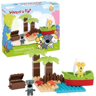 Woezel and Pip เกาะมหาสมบัติ - ชุดตัวต่อ (1 ชิ้น)