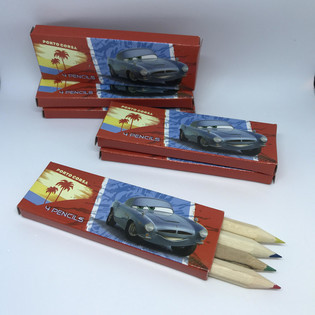 ดินสอสี Disney Cars เซ็ต 4 แท่งในกล่อง (48 กล่อง)