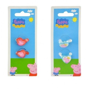 เซตแหวนเด็ก Peppa Pig 2 ชิ้น (24 แพ็ค)
