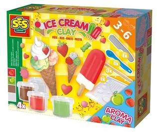 SES Creative ชุดแป้งโดว์ทำไอศกรีม (4 สี) (1 ชิ้น)