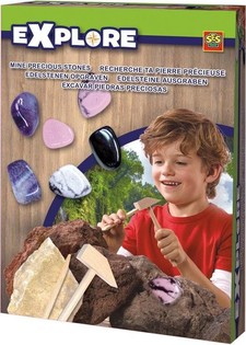 SES ชุดขุดอัญมณี สีชมพู-ม่วง (1 ชิ้น)
