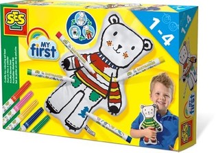 SES Creative My First - ตุ๊กตาหมีระบายสีได้ (1 ชิ้น)