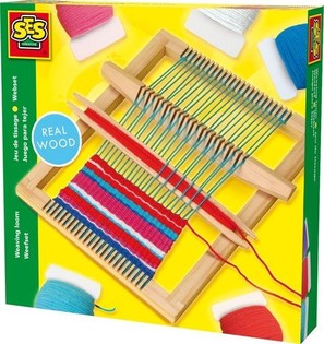 Ses เครื่องทอผ้าขนาดเล็ก - พร้อมไหมพรมยาว 60 เมตร (1 ชิ้น)