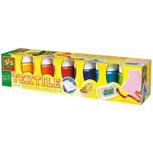 สีเพ้นท์ผ้า SES Trendy - 6 สี (1 ชุด)