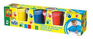 SES My First - สีเพ้นท์นิ้วมือ 4 สี (1 ชิ้น)
